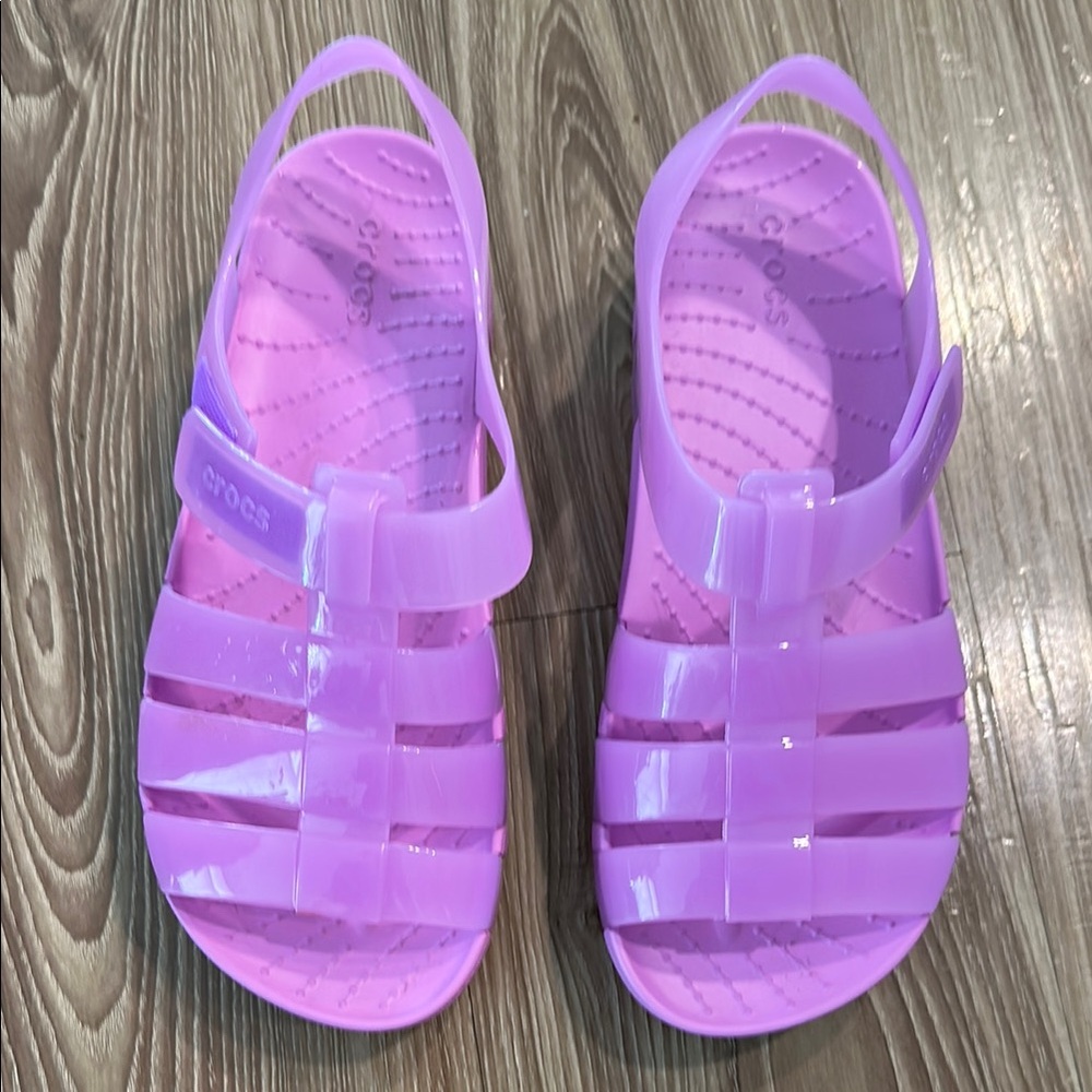 CROCS Pink Sandals Comfortable Slip-On Style